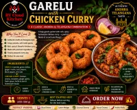 Garelu with Chicken Curry – Image 1