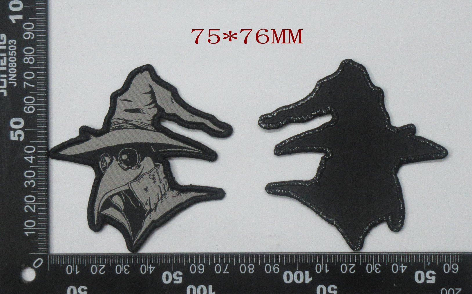 Plague Doctor Iron-On Patch – Image 3