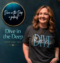 Dive in the Deep Godcast — Leopard Tee – Image 1