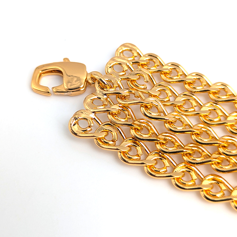 Om Gold Hand Band – Image 2