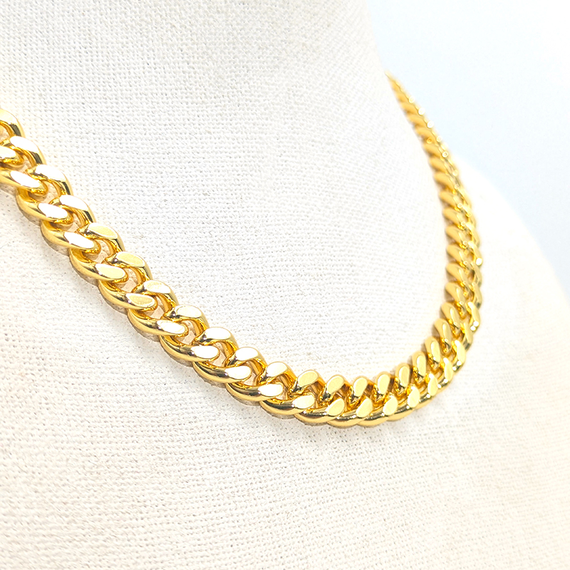 Plain Cuban Gold Chain – Image 1