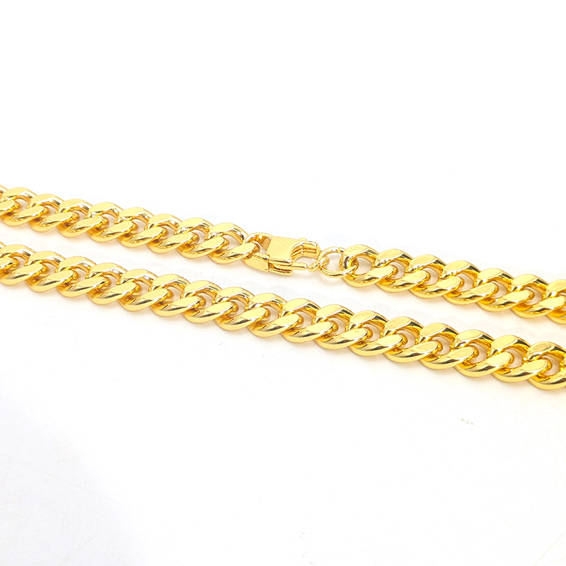 Plain Cuban Gold Chain – Image 3