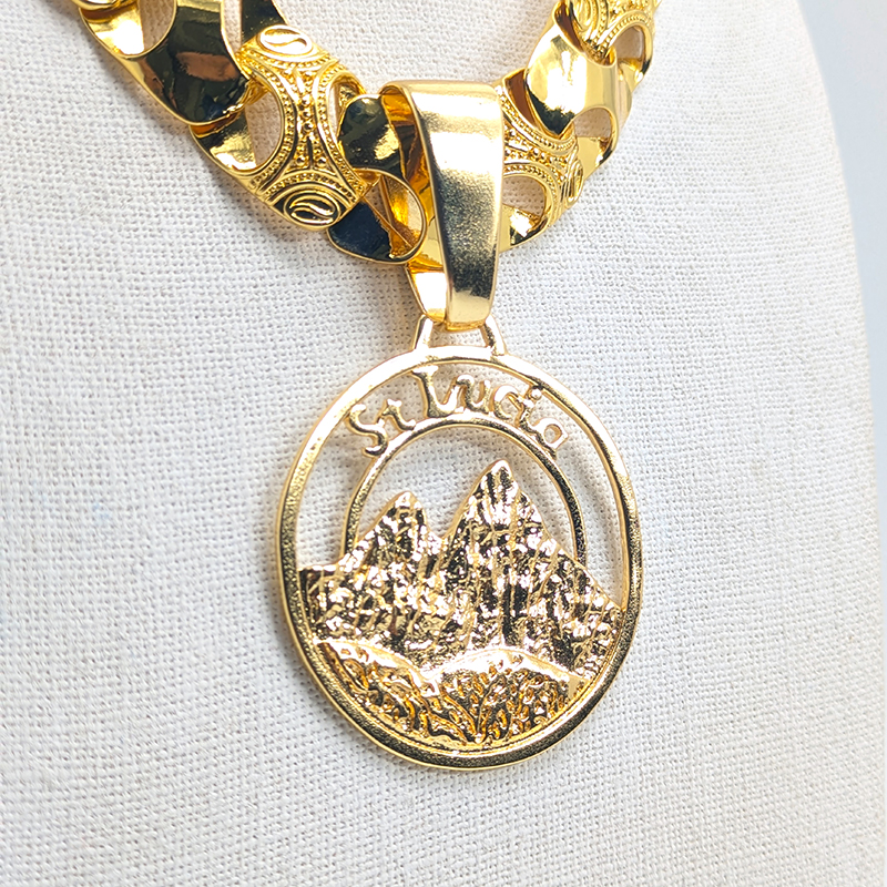 St Lucia Medallion Big – Image 1