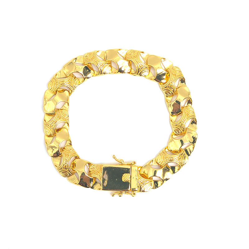 1 Inch EP Block Link Hand Band Gold – Image 3