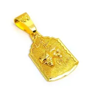 laugh and cry pendant 1 inch – Image 1