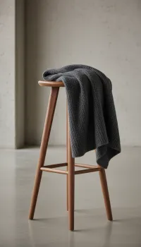 Pill Bug Charcoal Gray Wool Blanket – Image 2