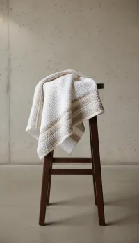 Fen Wainscot Moth Tan Gradient Baby Blanket – Image 3