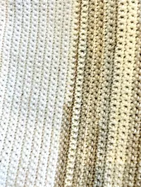 Fen Wainscot Moth Tan Gradient Baby Blanket – Image 4