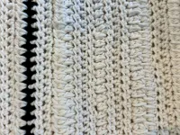Ermine Moth White Baby Blanket – Image 3