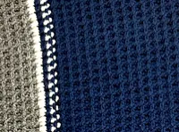 Bluewave Butterfly Navy Baby Blanket – Image 4
