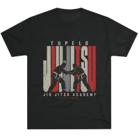 TJJA Retro Grappling Tee – Image 1