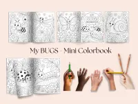 Mini Color Book Download- My Bugs – Image 1