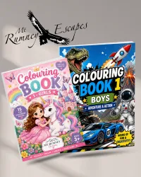 Mt Rumney Escapes Tasmania Colouring Books for Kids – Any 2 Colouring Books, Girls + Boys