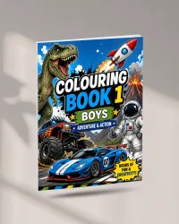 Mt Rumney Escapes Tasmania Colouring Books for Kids – 1 Colouring Book, Boys 