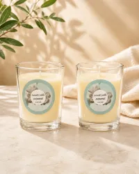 Scented Glass Candle – Jasmine