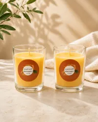 Scented Glass Candle – Bergamot