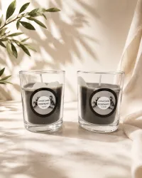 Scented Glass Candle – Rosemary