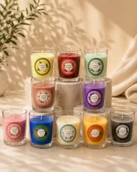 Scented Glass Candle – Image 1