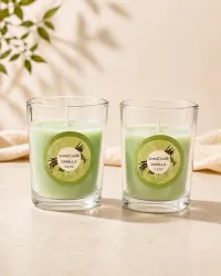 Scented Glass Candle – Vanilla