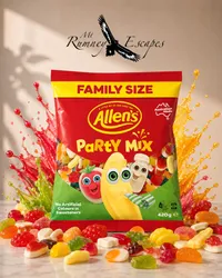 Allen’s Party Mix Family Size Lollies 420g – Image 1