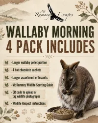 Wallaby Morning Pack – Mt Rumney Wildlife Experience – Wallaby Morning 4 Pack