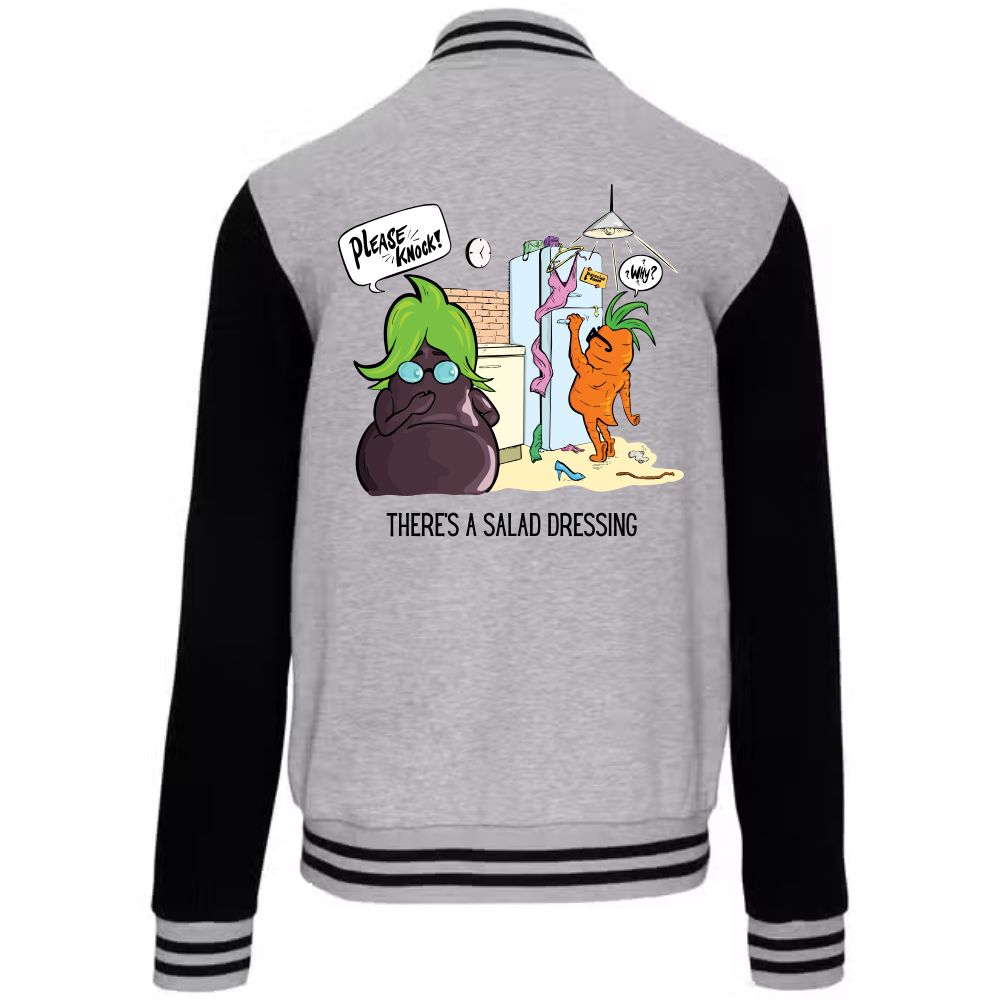 Kids jacket There's a salad dressing – Grey/Black, 116 - 128 (6-8 jaar)