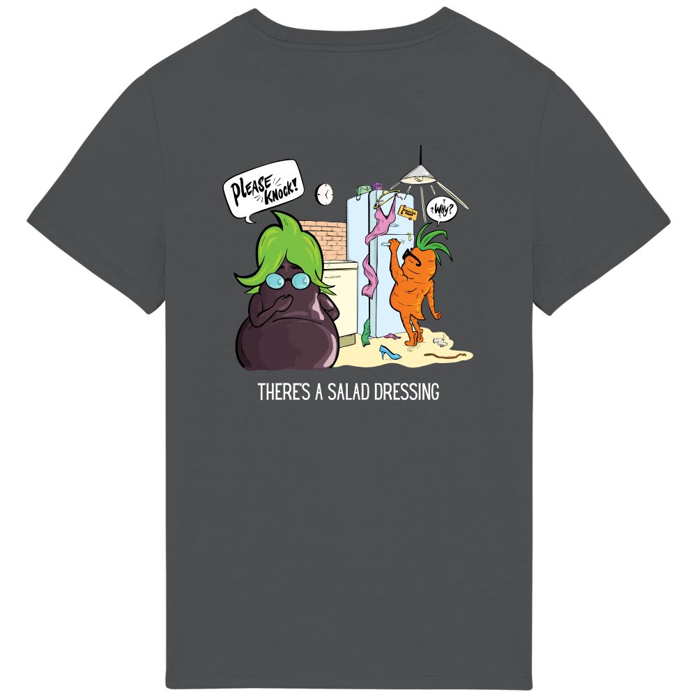 T-shirt There's a salad dressing – S, Iron Grey