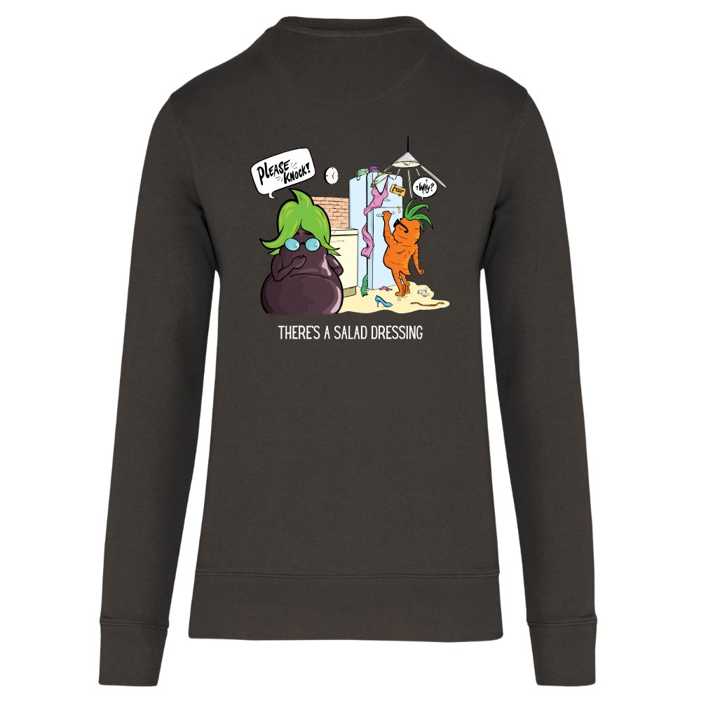 Dunne sweater There's a salad dressing – Dark Grey, XL