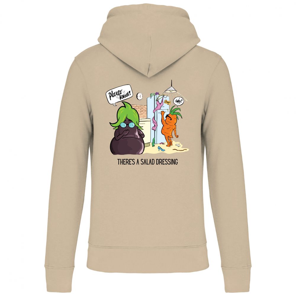Dunne hoodie There's a salad dressing – Light Sand, S
