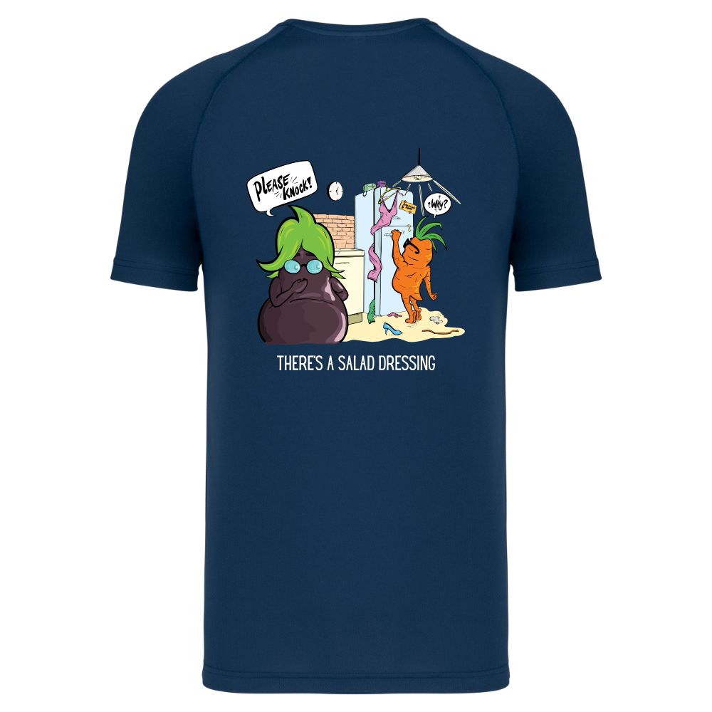 Sport t-shirt There's a salad dressing – Sporty Navy, XS