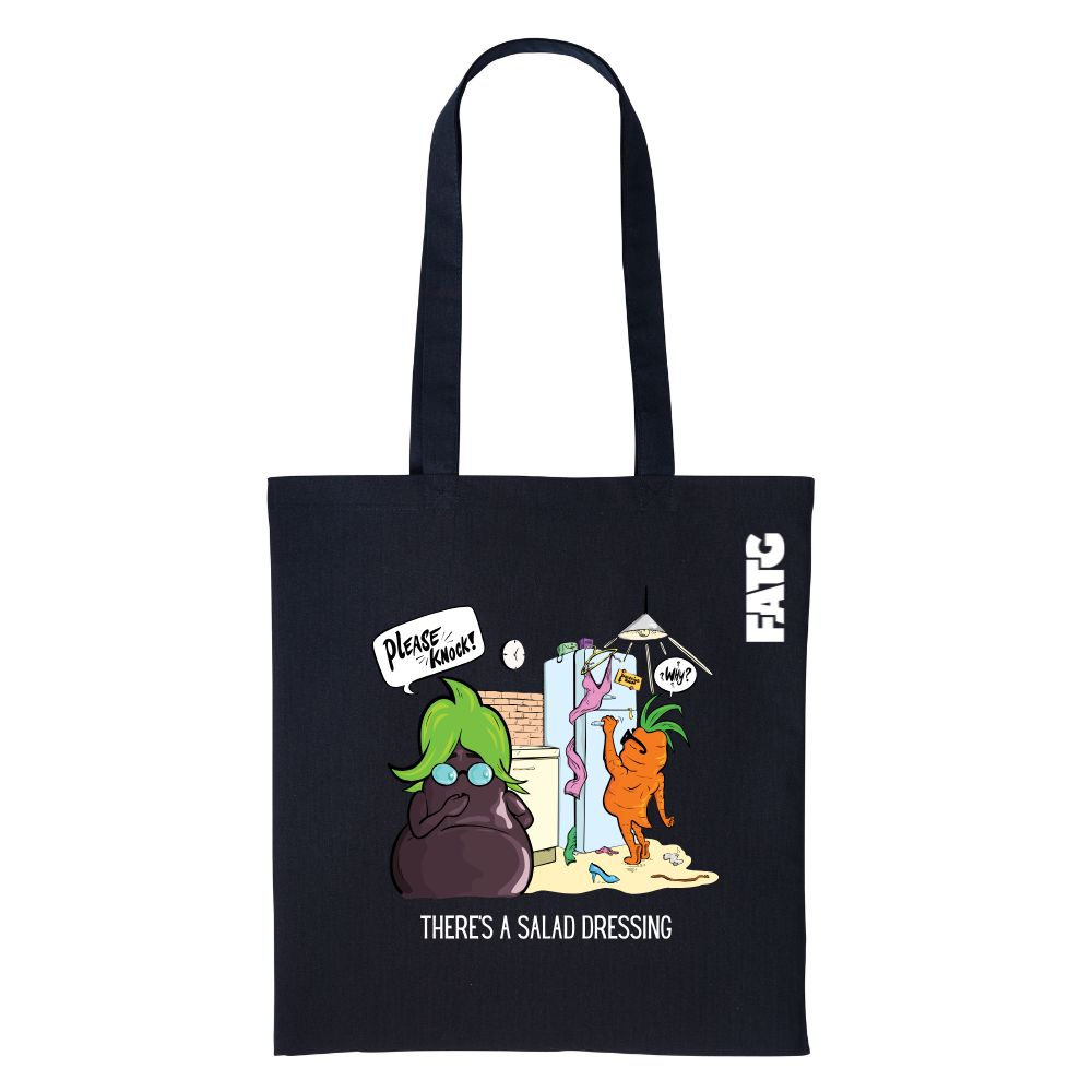 Draagtas There's a salad dressing – Black