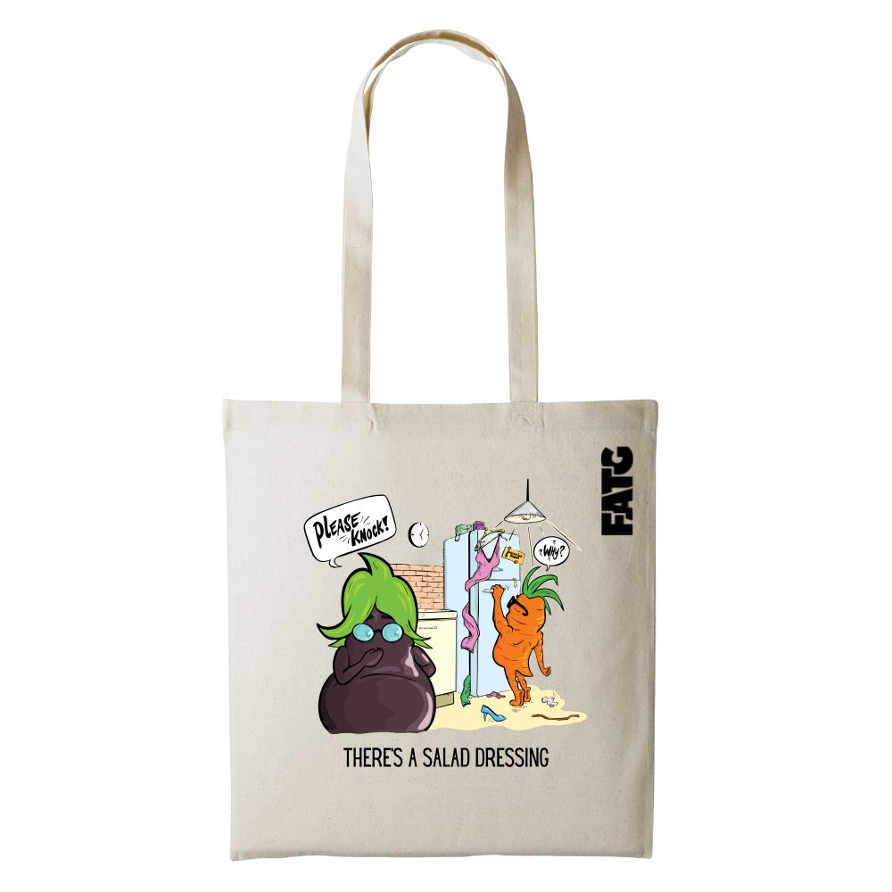 Draagtas There's a salad dressing – Ecru