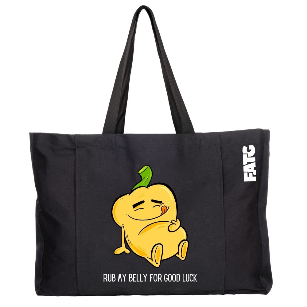 Yogatas Rub my belly for good luck – Black