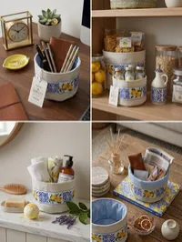Basket Tiles/lemons – Image 5