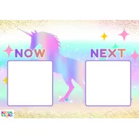 Unicorn Gold Sparkle Now & Next Board – Image 1