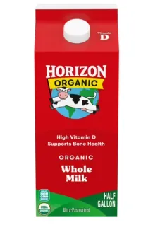 Horizon Organic Vitamin D Whole Milk, Vitamin D Whole, 64 fl oz Carton – Image 1