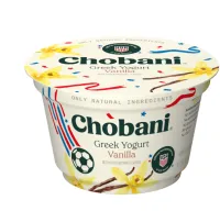 Chobani Non-Fat Greek Yogurt Vanilla 5.3 oz Cup – Image 1