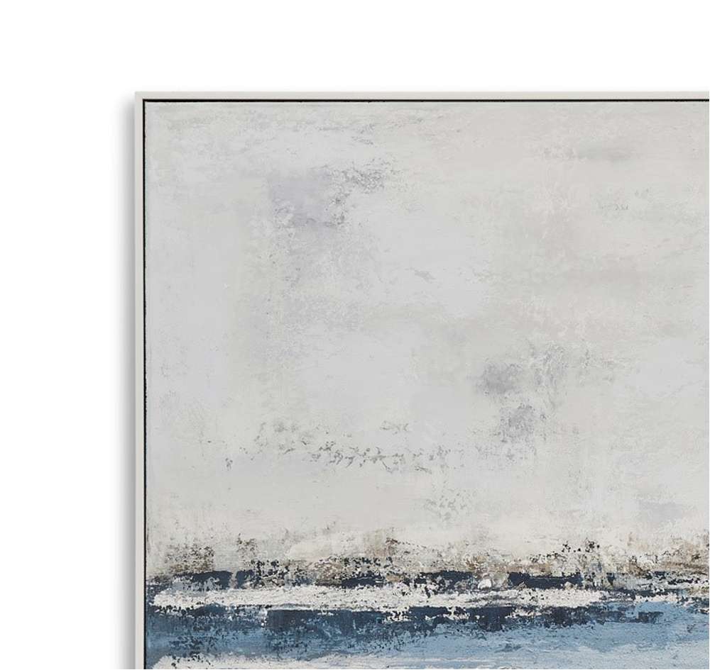 Soft Waves Framed Canvas – Image 2