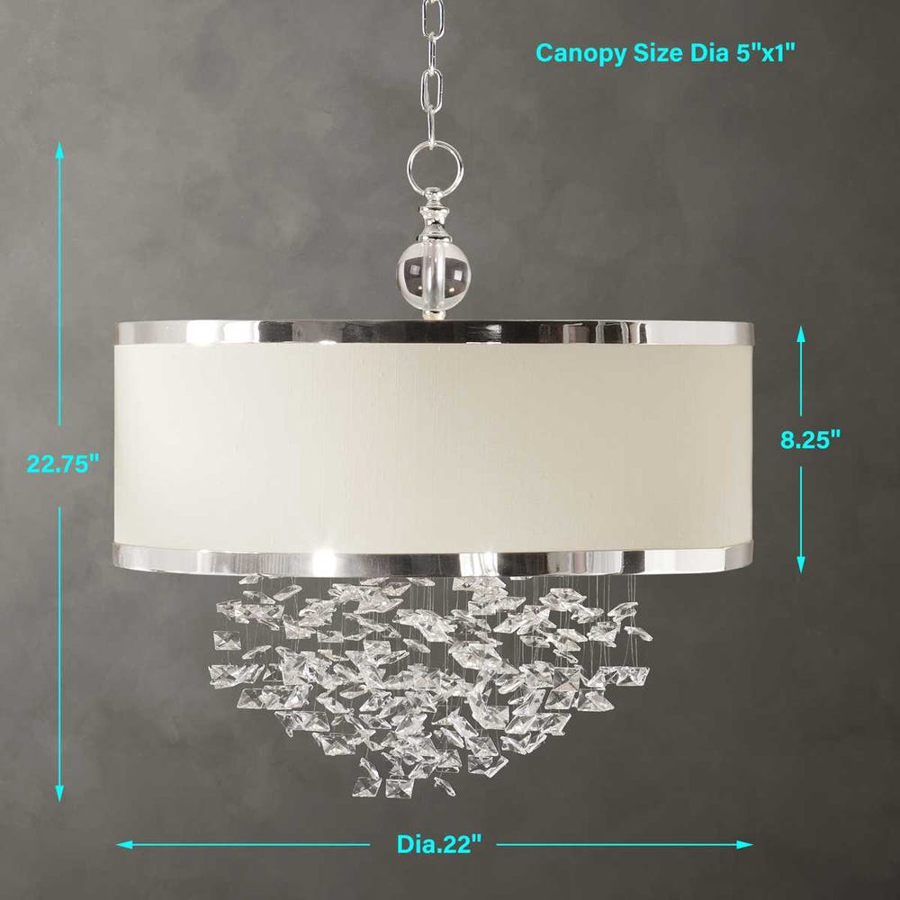 Fascination, 3 Lt Hanging Shade Chandelier – Image 2