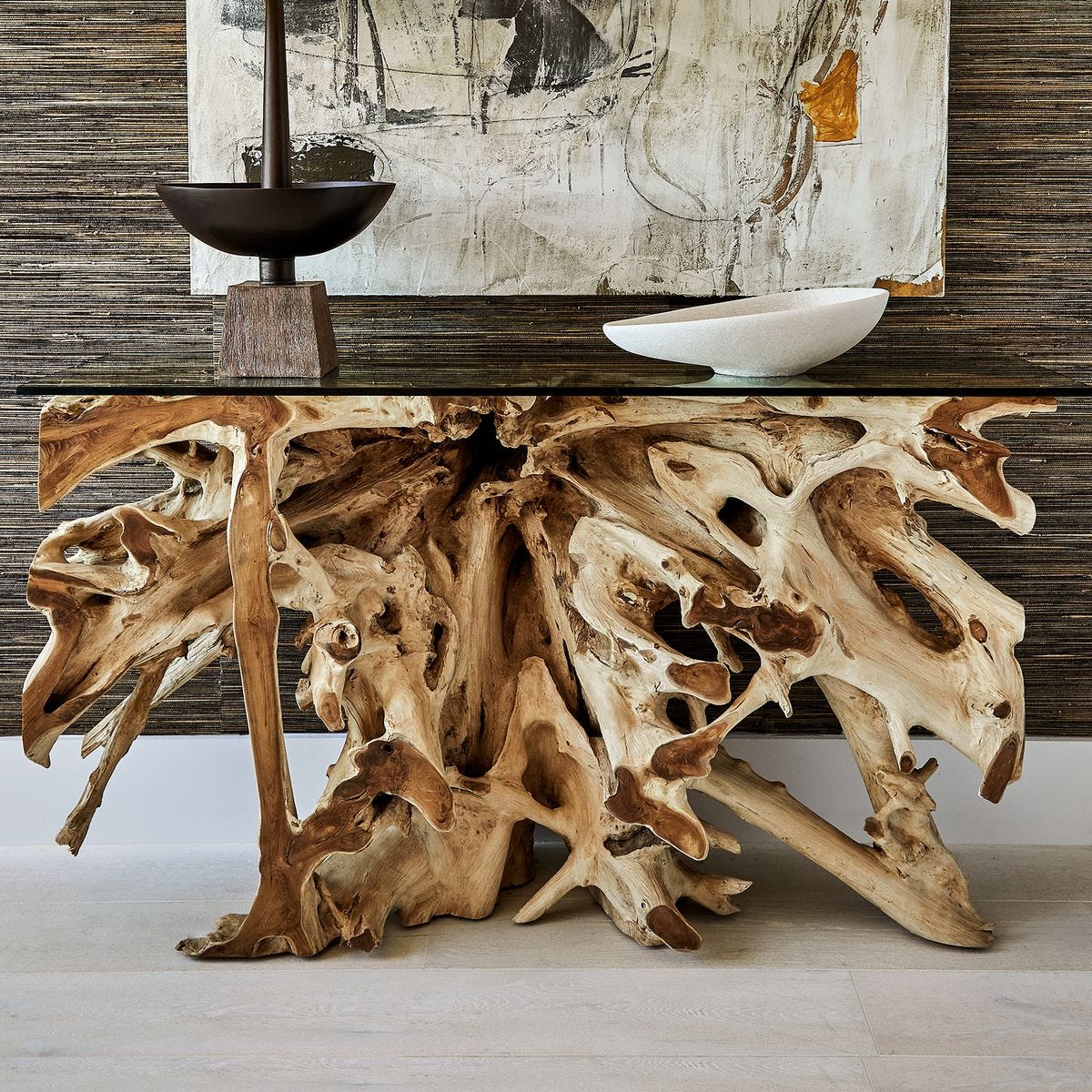 Center Root Console Table - 58x17 – Image 1