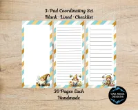 Honeybee Gnome Garden Skinny Notepad 3-Pack – Image 2
