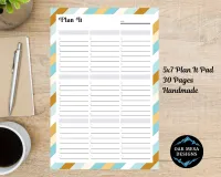 Honeybee Gnome Garden Plan It Notepad – Image 3