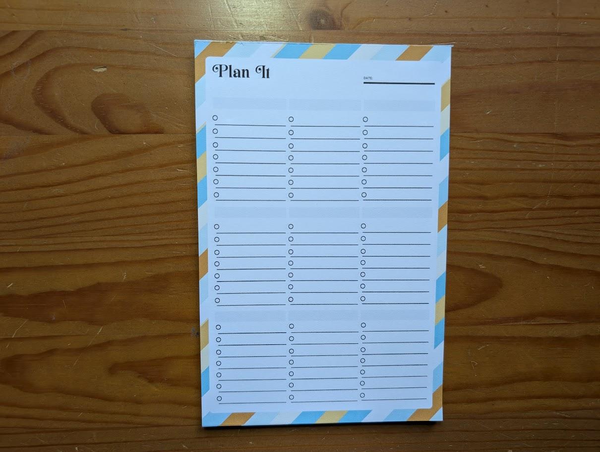 Honeybee Gnome Garden Plan It Notepad – Image 2