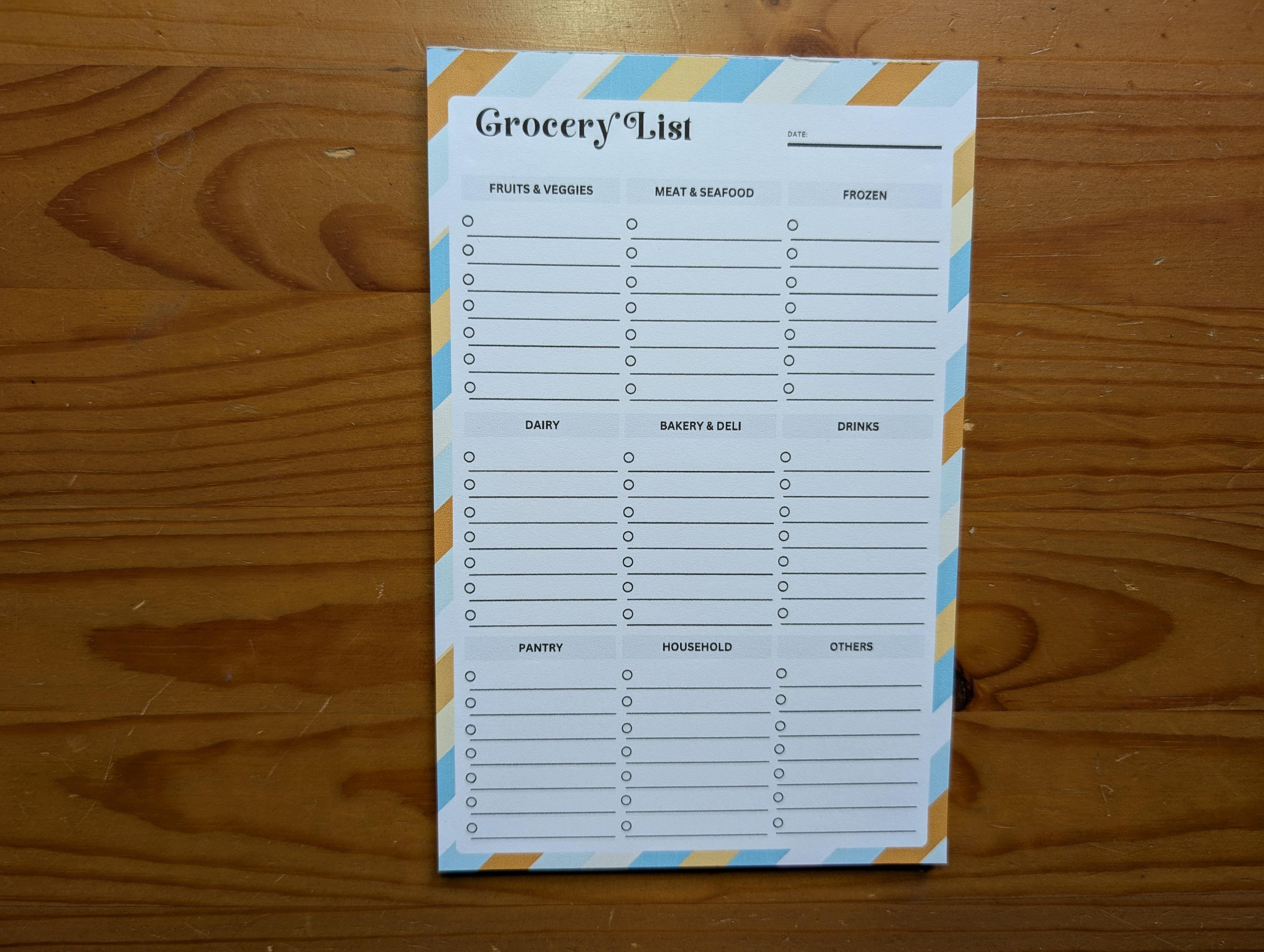 Honeybee Gnome Garden Grocery List Notepad – Image 3