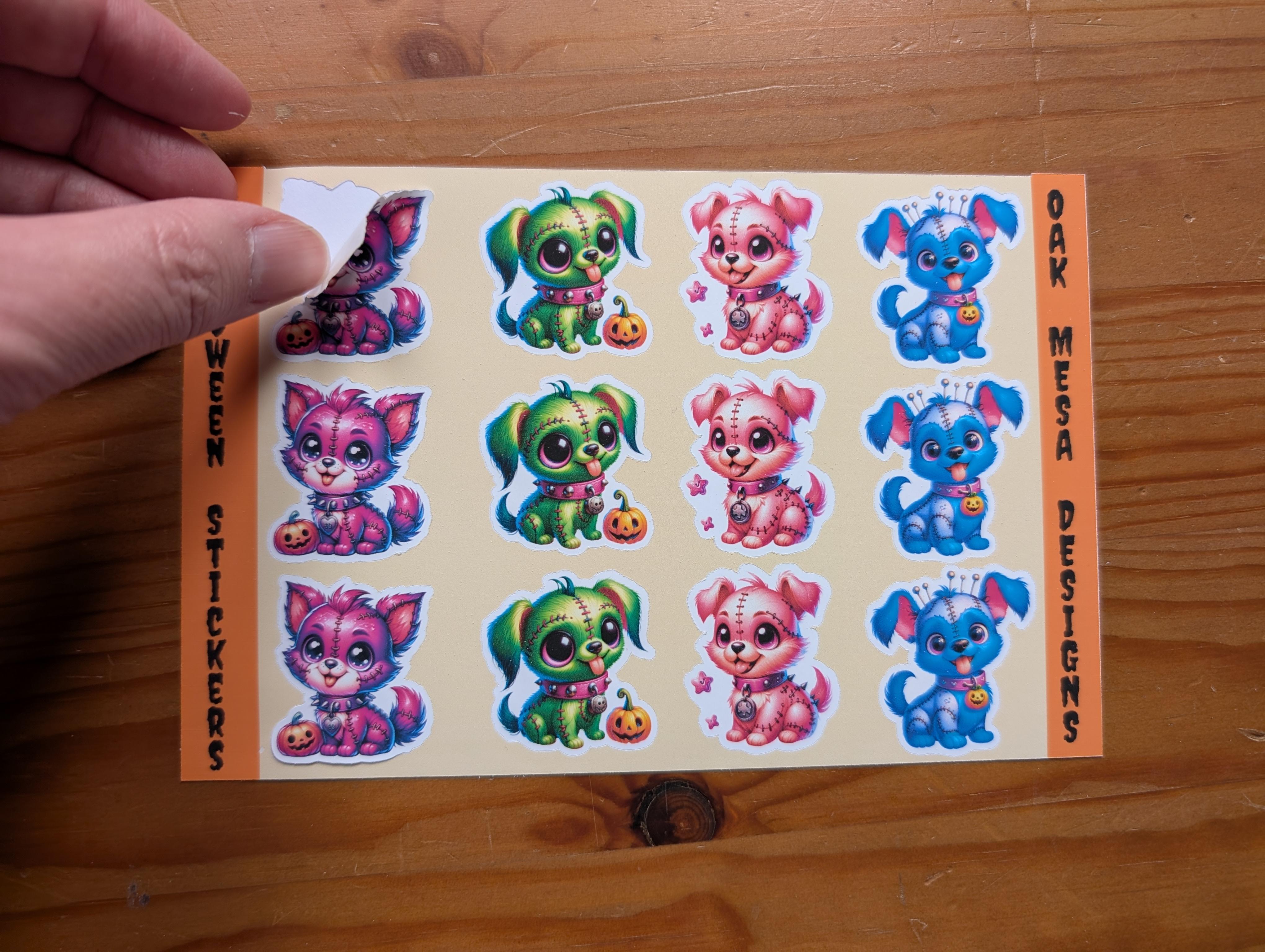 Zombie Pets Sticker Sheet – Image 4