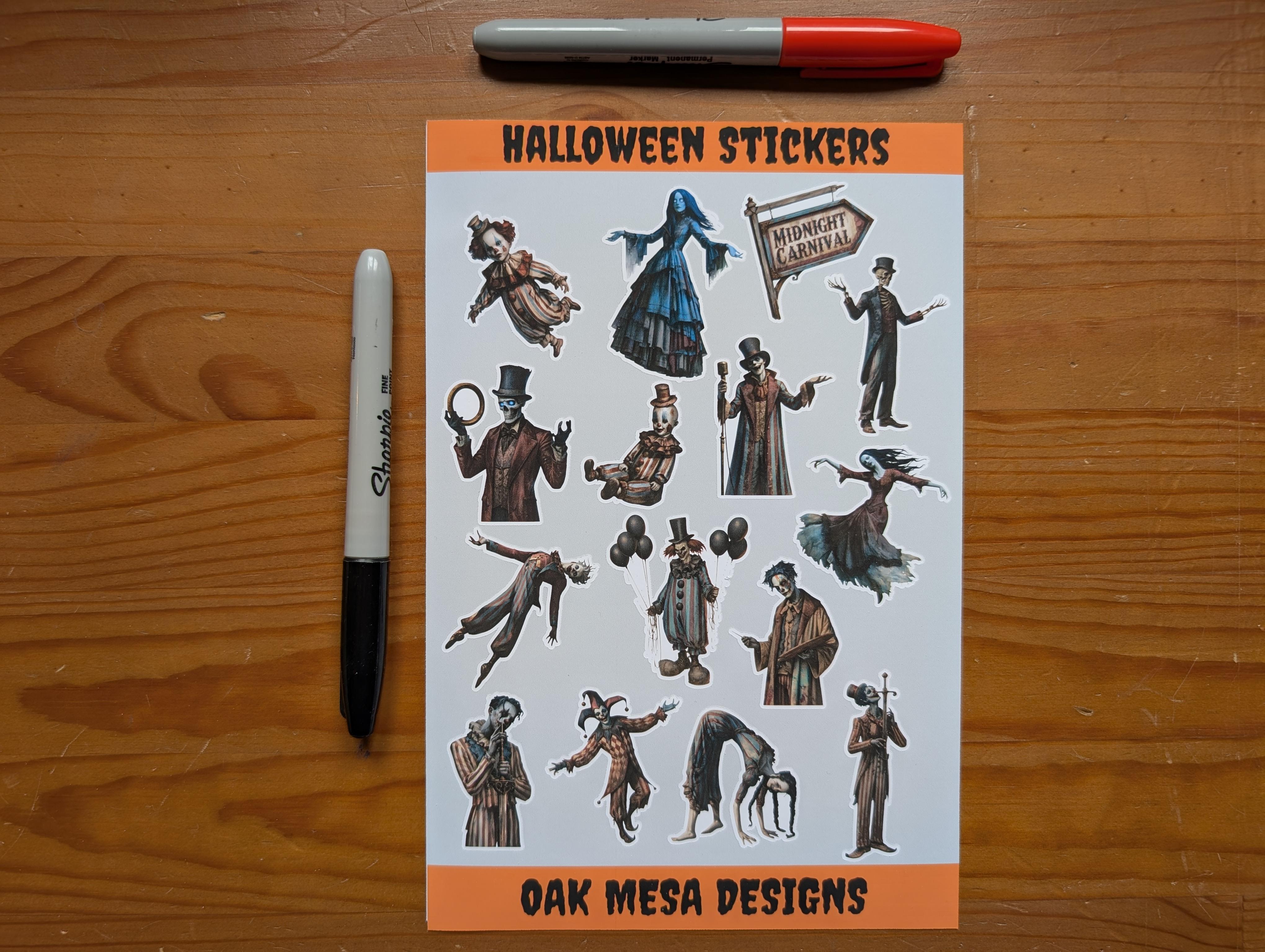 Haunted Carnival Sticker Sheet – Image 7