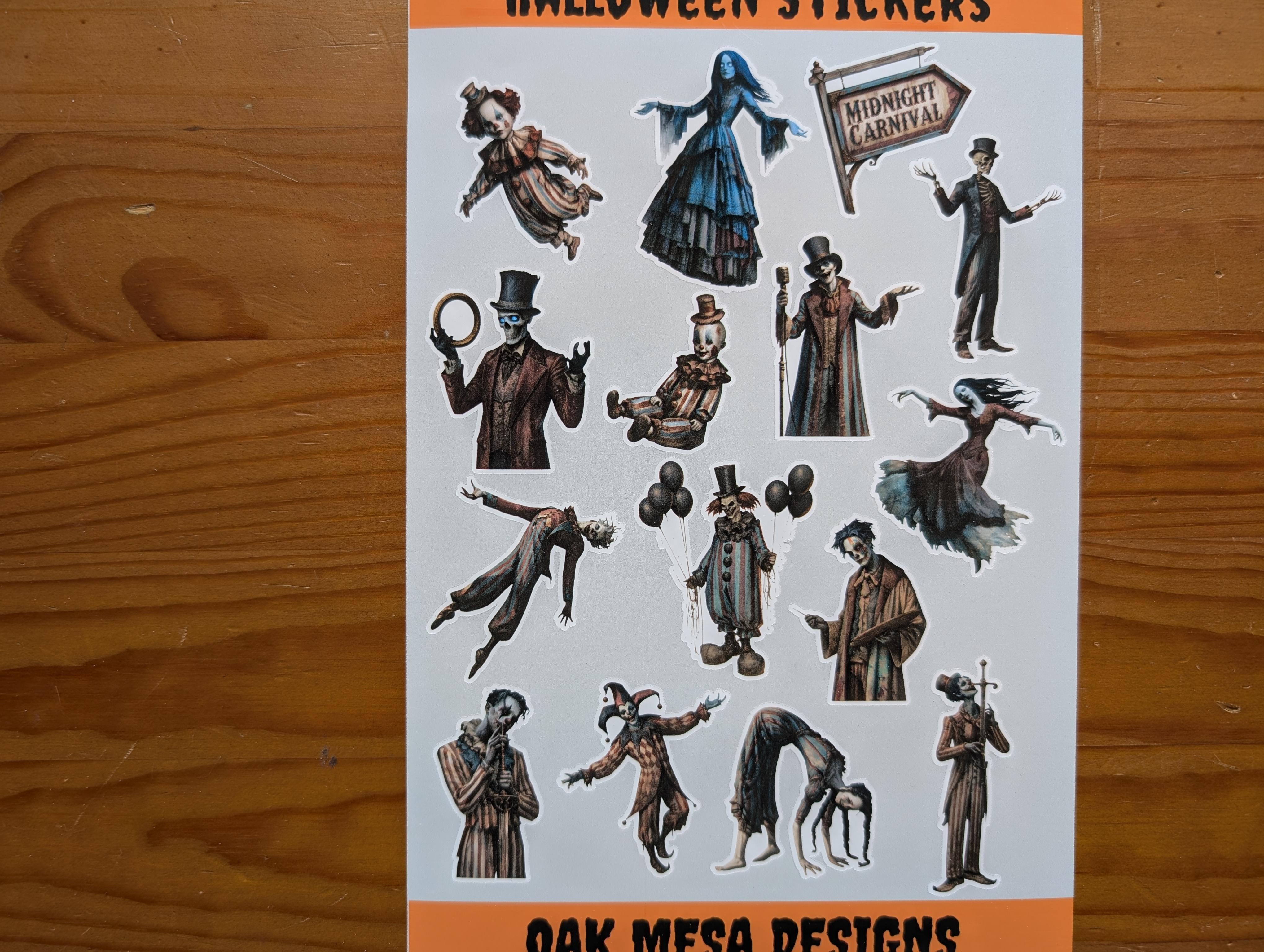 Haunted Carnival Sticker Sheet – Image 6