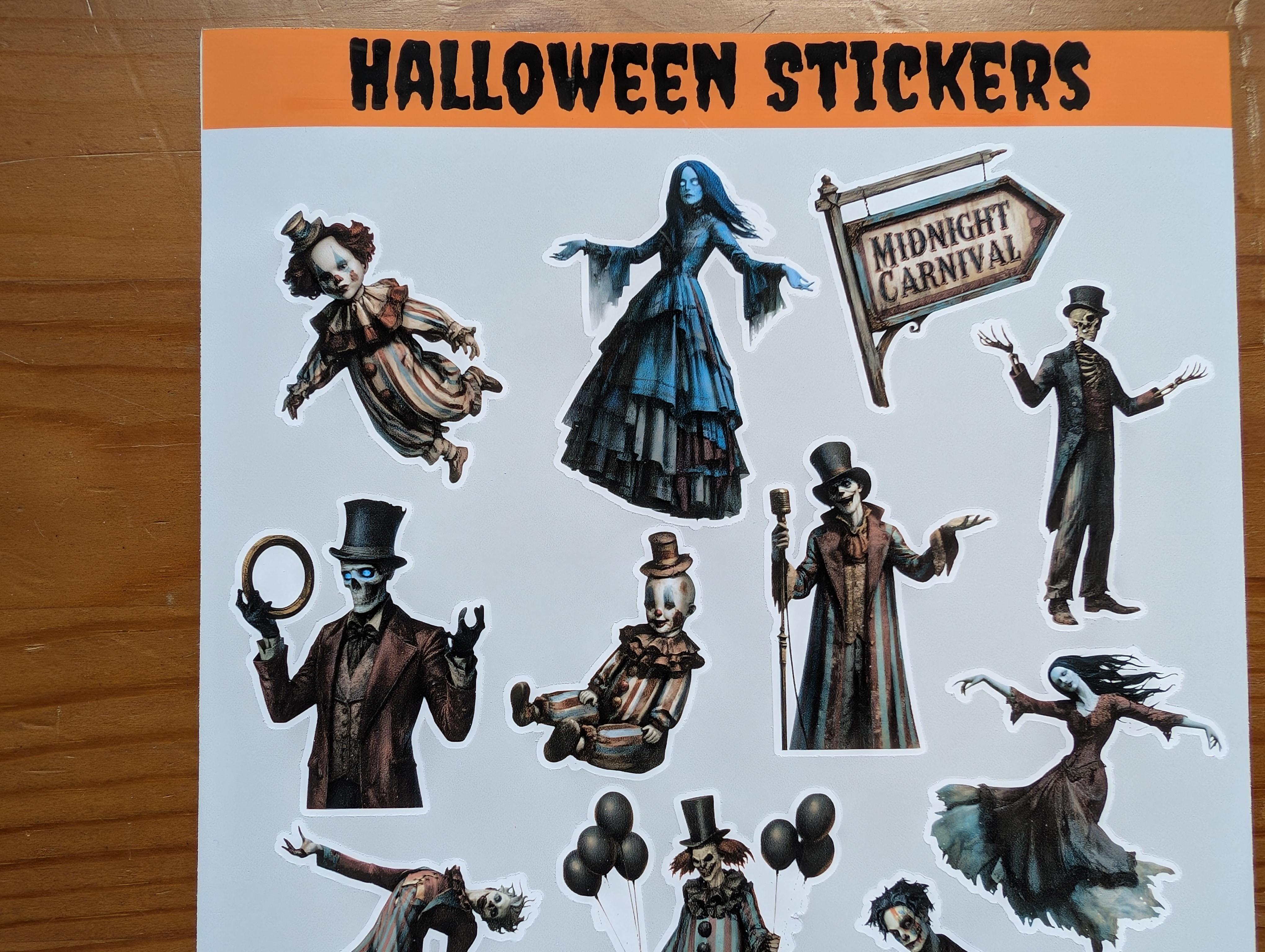 Haunted Carnival Sticker Sheet – Image 3