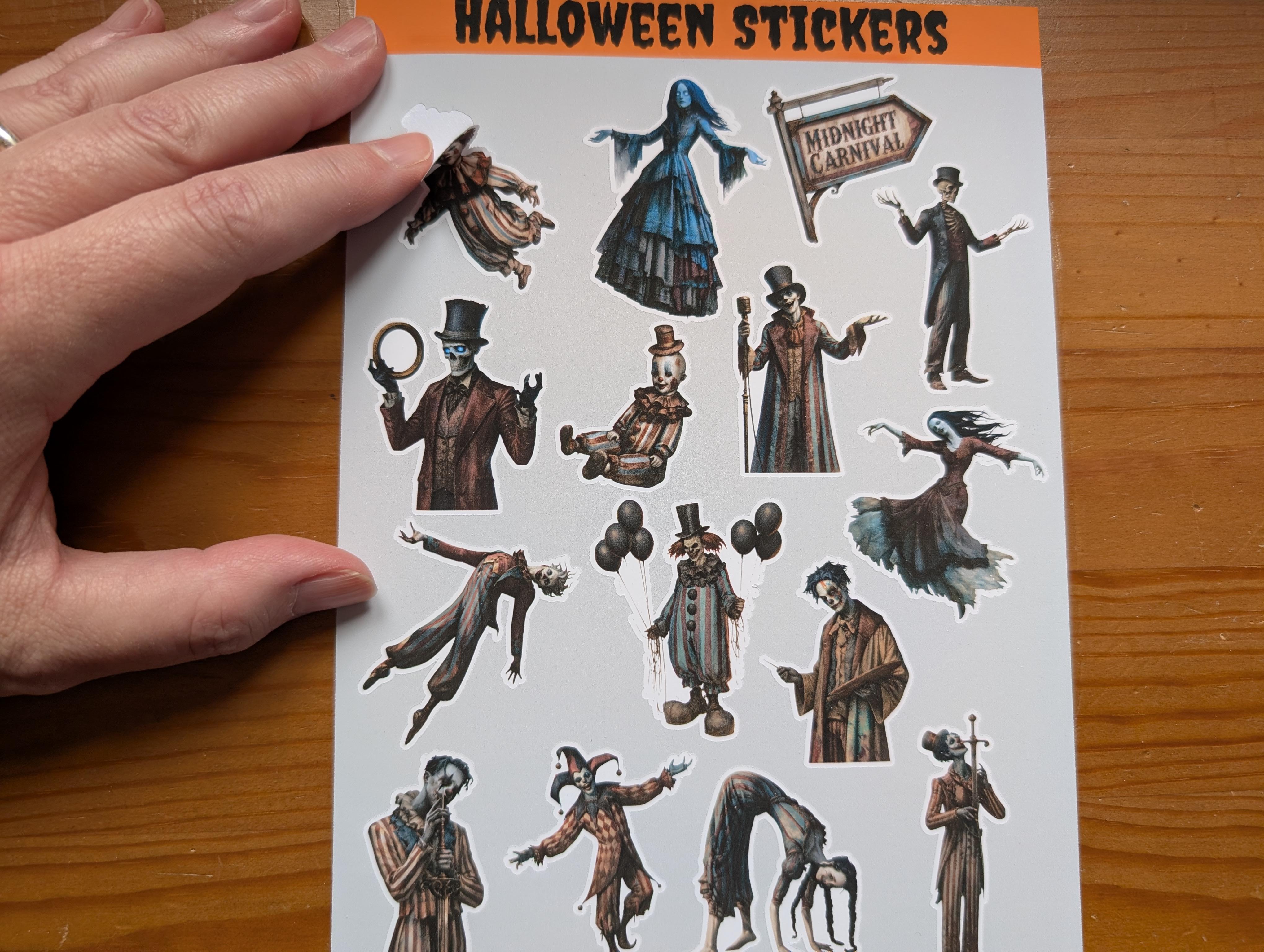 Haunted Carnival Sticker Sheet – Image 4