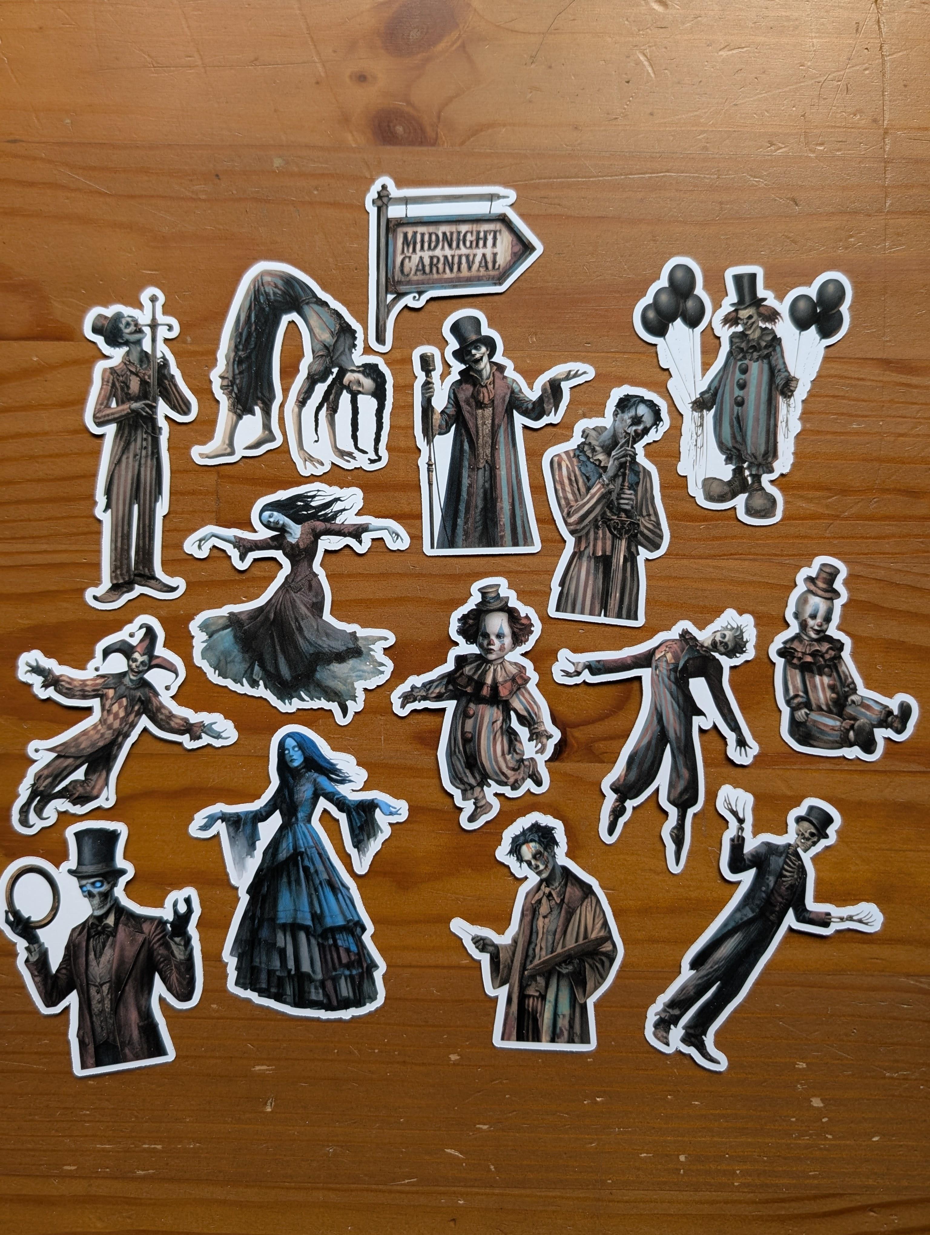Midnight Carnival Halloween Sticker Pack – Image 3